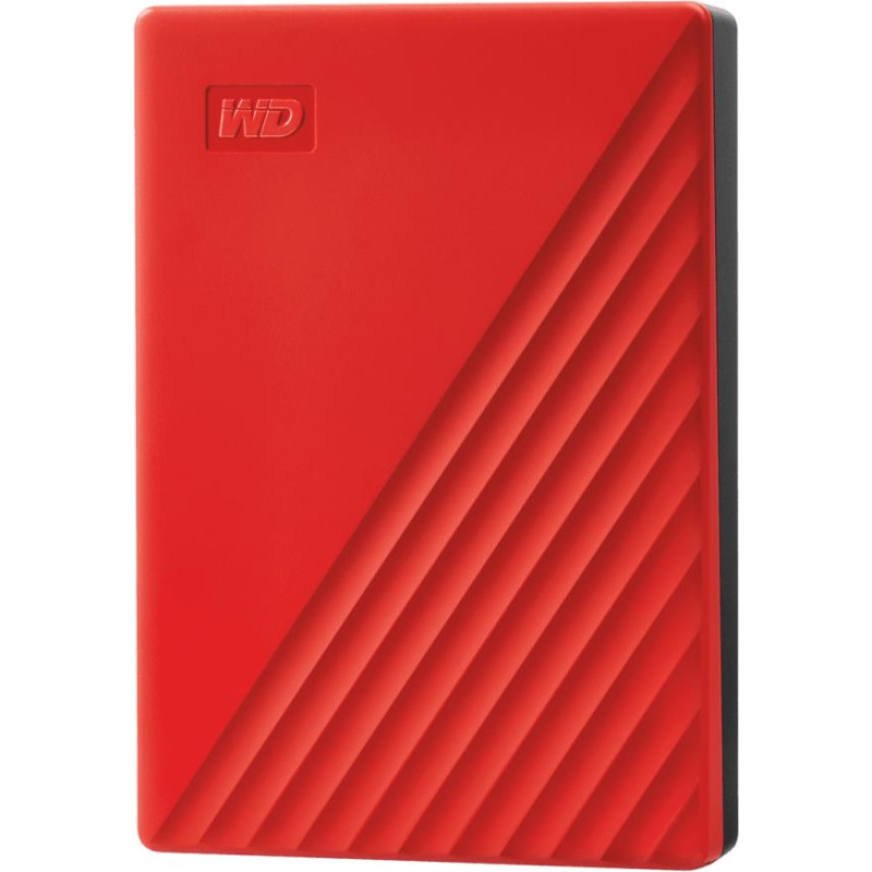 Western Digital External HDD|WESTERN DIGITAL|My Passport|4TB|USB 2.0|USB 3.0|USB 3.2|Colour Red|WDBPKJ0040BRD-WESN