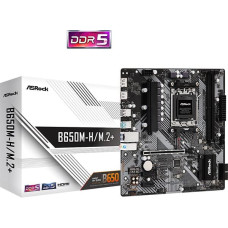 Asrock Mainboard|ASROCK|AMD B650|SAM5|Micro-ATX|Memory DDR5|Memory slots 2|1xPCI-E|2xPCI-Express 4.0 1x|1xPCI-Express 4.0 16x|1xM.2|1xHDMI|1xDisplayPort|1xAudio-In|1xAudio-Out|1xMicrophone|2xUSB 2.0|3xUSB 3.2|1xUSB-C|1xRJ45|B650M-H/M.2+