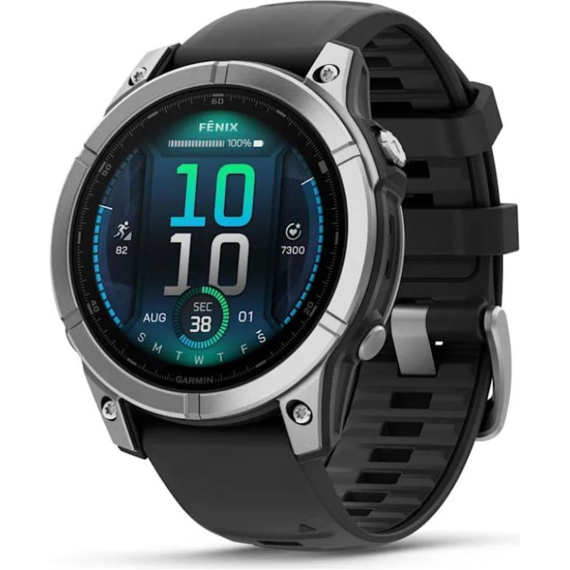 Garmin SMARTWATCH FENIX E/STEEL/BLCK 010-03025-00 GARMIN