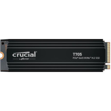 Crucial SSD|CRUCIAL|T705|2TB|M.2|PCIe Gen5|NVMe|Write speed 12700 MBytes/sec|Read speed 14500 MBytes/sec|TBW 1200 TB|CT2000T705SSD5