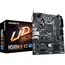 Gigabyte Mainboard|GIGABYTE|Intel Q470 Express|LGA1200|Micro-ATX|Memory DDR4|Memory slots 2|1xPCI-Express 3.0 1x|1xPCI-Express 3.0 16x|1xM.2|1x15pin D-sub|1xHDMI|4xUSB 2.0|2xUSB 3.2|2xPS/2|1xRJ45|3xAudio port|H510MHV22.0