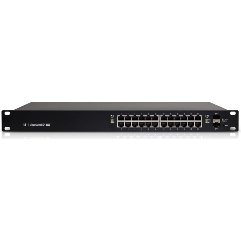 Ubiquiti Switch|UBIQUITI|Rack 1U|24x10Base-T / 100Base-TX / 1000Base-T|2xSFP|1xConsole|ES-24-250W