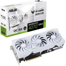 Asus Graphics Card|ASUS|NVIDIA GeForce RTX 4070 Ti SUPER|16 GB|GDDR6X|256 bit|PCIE 4.0 16x|Triple slot Fansink|2xHDMI|3xDisplayPort|RTX4070TIS-O16G-WHITE-GAM