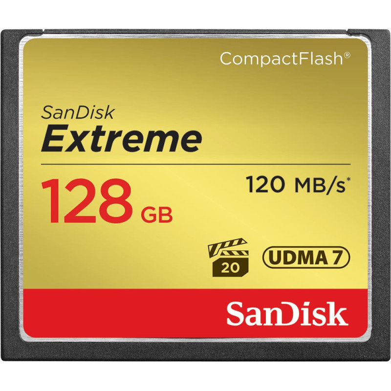 Sandisk By Western Digital MEMORY COMPACT FLASH 128GB/SDCFXSB-128G-G46 SANDISK