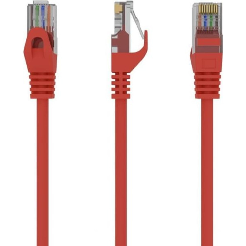 Gembird PATCH CABLE CAT6 UTP 1M/RED PP6U-1M/R GEMBIRD