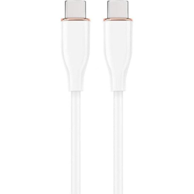 Gembird CABLE USB-C 1.5M PREMIUM WHITE/CC-USB2S-CMCM-1.5M-W GEMBIRD