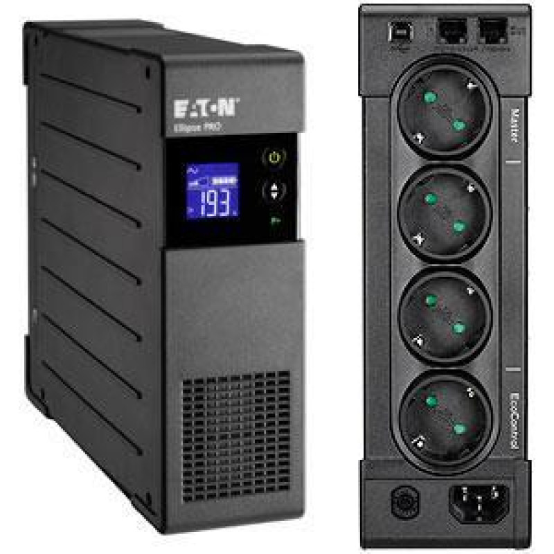 Eaton UPS|EATON|510 Watts|850 VA|LineInteractive|Desktop/pedestal|Rack|ELP850DIN