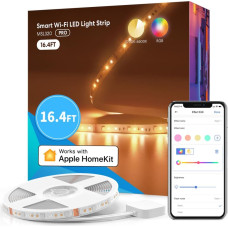 Meross Smart Lightstrip|MEROSS|Smart WiFi LED Strip wtih RGBWW (5 meter)|MSL320CPHK(EU)-5M-LIGHT