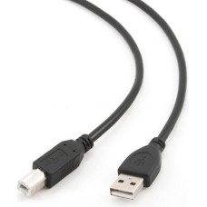 Gembird CABLE USB2 AM-BM 3M/BLACK CCP-USB2-AMBM-10 GEMBIRD