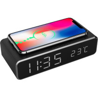 Gembird MOBILE CHARGER WRL W/DIG ALARM/CLOCK DAC-WPC-01 GEMBIRD