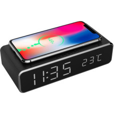 Gembird MOBILE CHARGER WRL W/DIG ALARM/CLOCK DAC-WPC-01 GEMBIRD