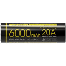 Nitecore BATTERY RECH. LI-ION 3.6V/6000MAH NL2160HPI NITECORE