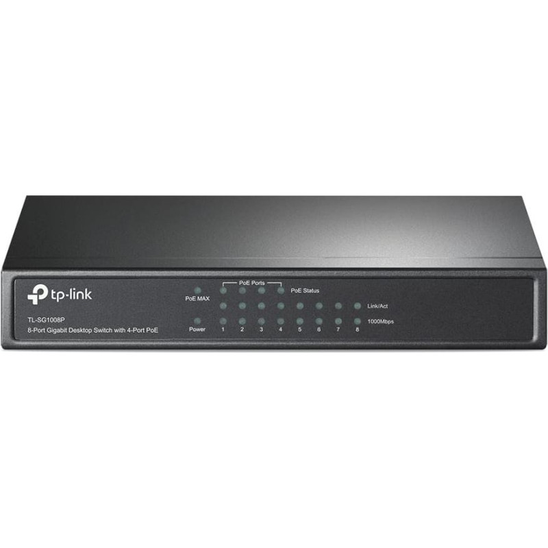 Tp-Link Switch|TP-LINK|8x10Base-T / 100Base-TX / 1000Base-T|TL-SG1008P