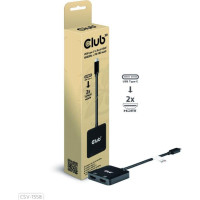 Club3D I/O HUB USB-C TO HDMI 2PORT/MST CSV-1558 CLUB3D