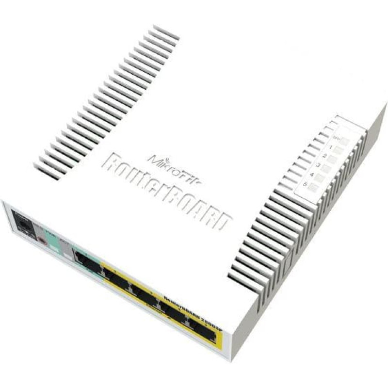 Mikrotik Switch|MIKROTIK|CSS106-1G-4P-1S|5x10Base-T / 100Base-TX / 1000Base-T|1xSFP|CSS106-1G-4P-1S