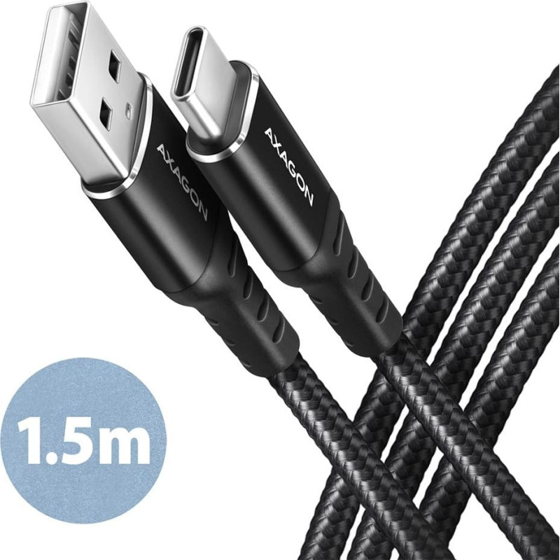 Axagon CABLE USB-C TO USB2.0 1.5M/BLACK BUCM-AM15AB AXAGON