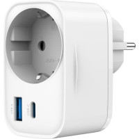 Gembird CHARGER USB UNIVERSAL 20W WHT/2P AC TA-ACPDQC20-01-W GEMBIRD