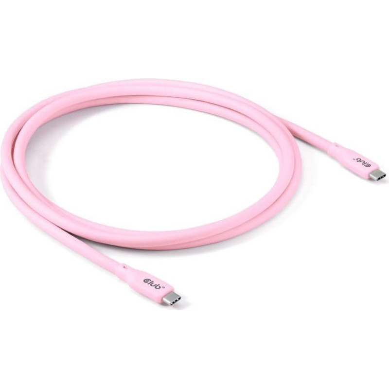 Club3D CABLE USB-C TO USB-C 2M/M/M PINK CAC-3002 CLUB3D