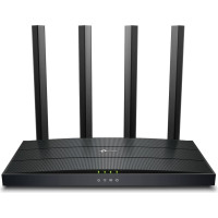 Tp-Link Wireless Router|TP-LINK|Wireless Router|1500 Mbps|Wi-Fi 6|1 WAN|3x10/100/1000M|Number of antennas 4|ARCHERAX17