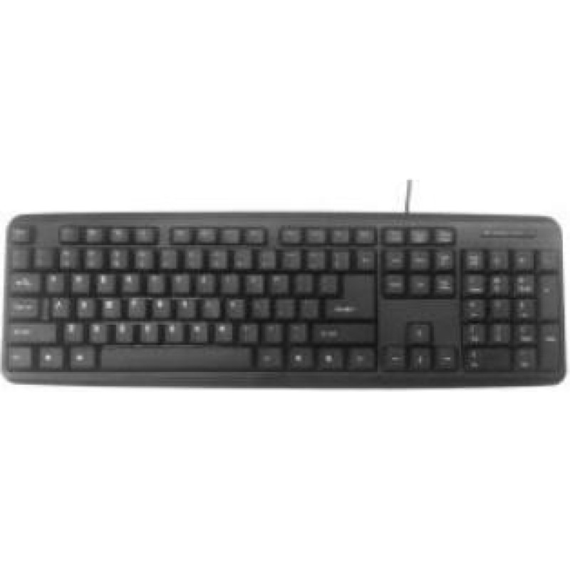 Gembird KEYBOARD STANDART USB ENG/BLACK KB-U-103 GEMBIRD
