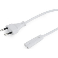 Gembird CABLE POWER EU 1.8M/WHITE PC-184/2-W GEMBIRD
