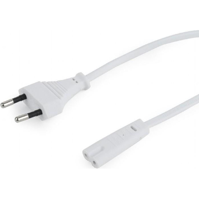 Gembird CABLE POWER EU 1.8M/WHITE PC-184/2-W GEMBIRD