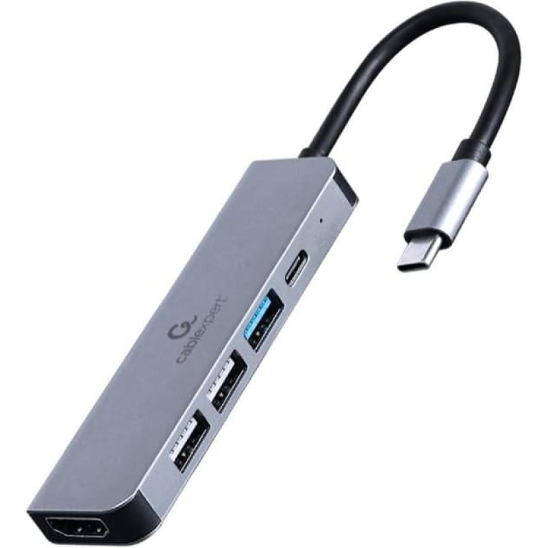Gembird I/O ADAPTER USB-C TO HDMI/USB3/5IN1 A-CM-COMBO5-03 GEMBIRD