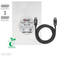 Club3D CABLE MINI DP TO DP 1M/M/M CAC-2067 CLUB3D