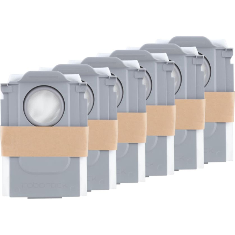 Roborock Vacuum Cleaner Accessory|ROBOROCK|Disposable Dust Bag 6pcs|White|For Qrevo0/Qrevo5/Qrevo0 MaxV/Qrevo0 MaxV(R&D)/S80 MaxV Ultra/S85 MaxV Ultra/S80 MaxV Ultra(R&D)/S80 Max Ultra/S85 Max Ultra/S80 Max Ultra(R&D)/Qrevo0 S/Qrevo5 S/Qrevo0 