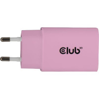 Club3D MOBILE CHARGER WALL USB-C/2PACK 30W PINK CAC-3021 CLUB3D