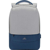 Rivacase NB CASE ANTI-THEFT 15.6"/7562 GREY/DARK BLUE RIVACASE