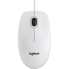 Logitech MOUSE USB OPTICAL B100/WHITE OEM 910-003360 LOGITECH