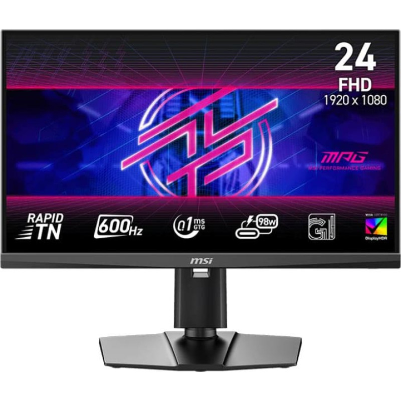 MSI LCD Monitor|MSI|MPG 242R X60N|24.1"|Gaming/USB Hub|Panel TN|1920x1080|16:9|600 Hz|0.1 ms|MPG242RX60N