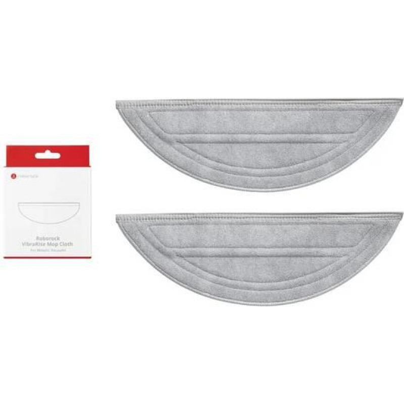 Roborock Vacuum Cleaner Accessory|ROBOROCK|Double Vibrarise 2.0 Mop Cloth|For Saros0 10/Saros5 10/Saros0 10(R&D)/Saros5 10(R&D)|8.02.0396