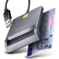 Axagon CARD READER FLAT SMARTCARD/ID/USB2.0 1.3M CRE-SM3T AXAGON