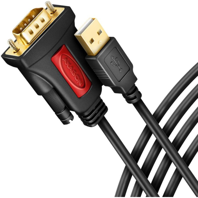 Axagon CABLE USB2.0 TO RS-232 DB9-M/1.5M ADS-1PSN AXAGON