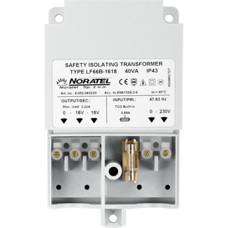 Satel TRANSFORMER 230V/18V DC 40VA/TR40VA SATEL