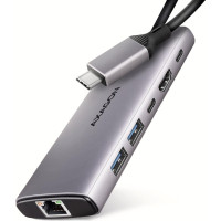 Axagon I/O HUB USB-C 6IN1 10GBPS/0.15M HMC-6G2L AXAGON