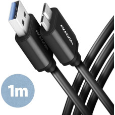 Axagon CABLE USB3.2 TO MICRO-B 1M/SPEED BLK BUMM3-AM10AB AXAGON
