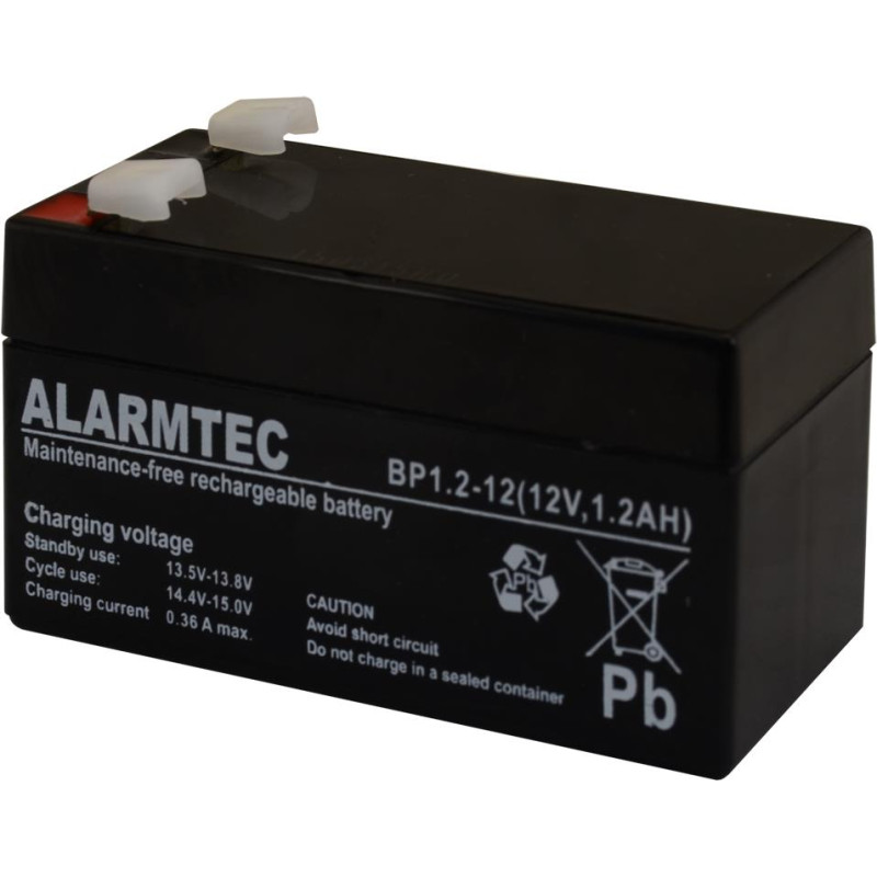 EMU BATTERY 12V 1.2AH VRLA/BP1.2-12 ALARMTEC EMU