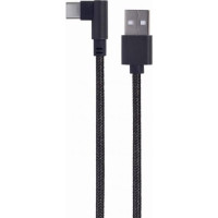 Gembird CABLE USB2 TO USB-C ANGLED/CC-USB2-AMCML-0.2M GEMBIRD
