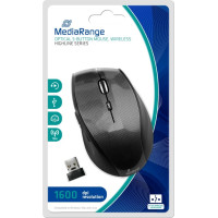 Mediarange MOUSE USB OPTICAL WRL 5-BUTTON/BLACK MROS207 MEDIARANGE