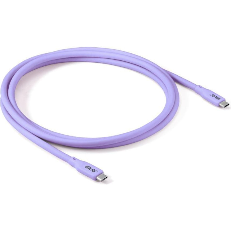 Club3D CABLE USB-C TO USB-C 2M/M/M PURPLE CAC-3004 CLUB3D
