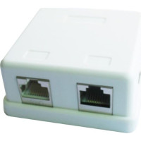 Gembird CABLE ACC MOUNT BOX 2XCAT5E/NCAC-HS-SMB2 GEMBIRD