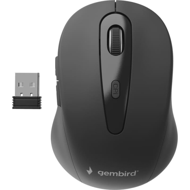 Gembird MOUSE USB OPTICAL WRL/BLACK MUSW-6B-01 GEMBIRD