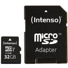 Intenso MEMORY MICRO SDHC 32GB C10/W/ADAPTER 3433480 INTENSO