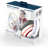 Gembird HEADSET STEREO WHITE/MHS-03-WTRD GEMBIRD