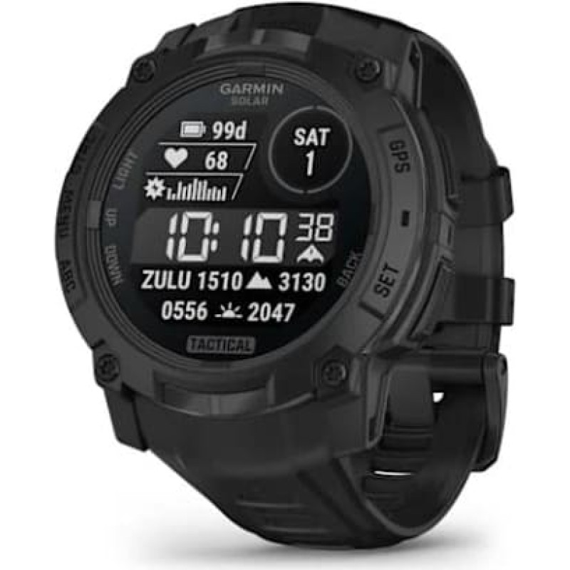 Garmin SMARTWATCH INSTINCT 3 SOLAR/BLACK 010-02935-50 GARMIN