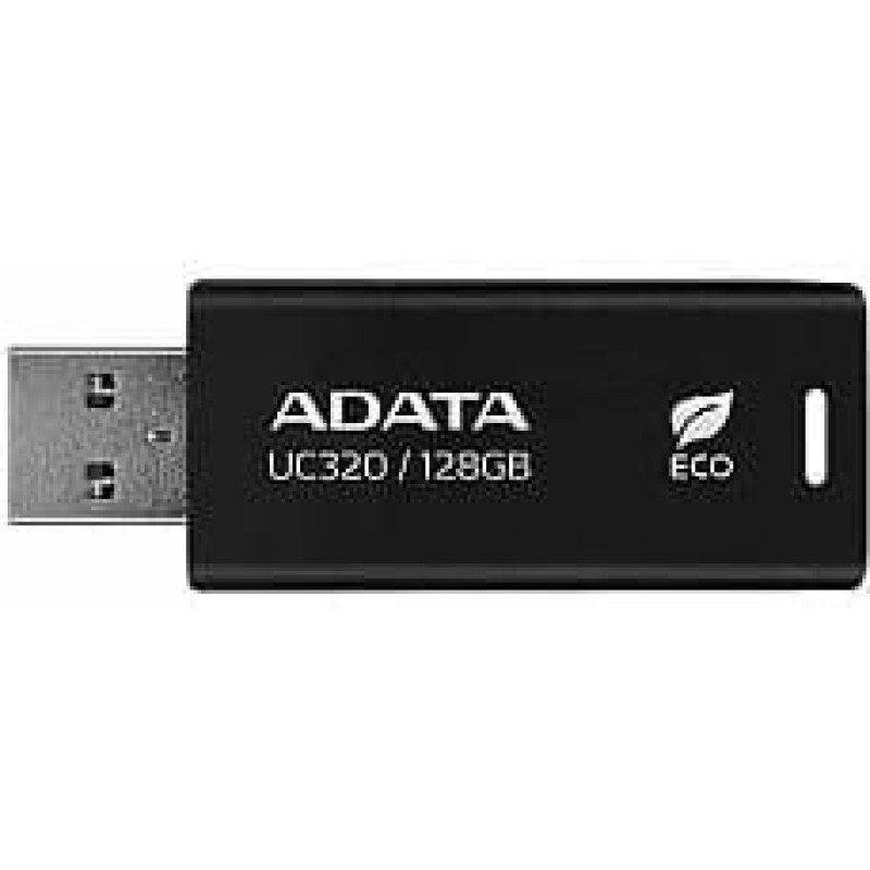 Adata MEMORY DRIVE FLASH USB3.2 128G/BLACK UC320-128G-RBK/BK ADATA