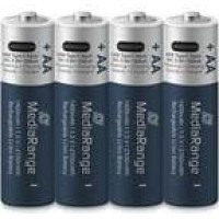 Mediarange BATTERY RECH. LI-ION AA 1.5V/1400MAH 4P MRBAT161 MEDIARANGE